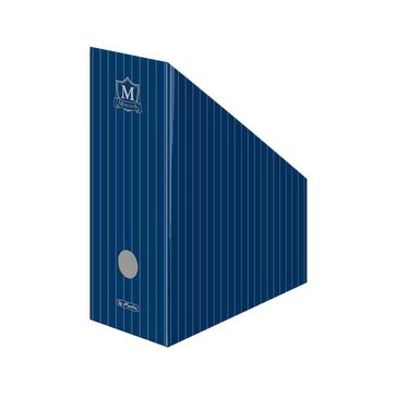 Stojan na spisy krabicový Montana A4 11 cm, Modrý