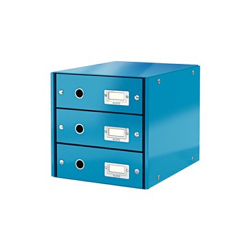 Zásuvka odkládací Leitz Click&Store 3x box, Modrá