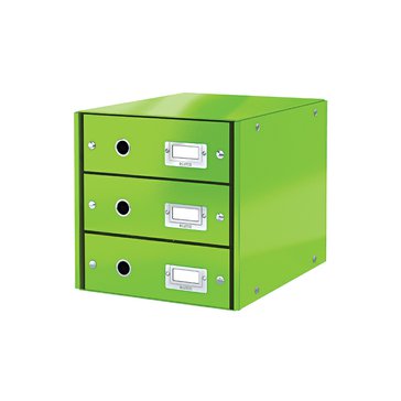 Zásuvka odkládací Leitz Click&Store 3x box, Zelená