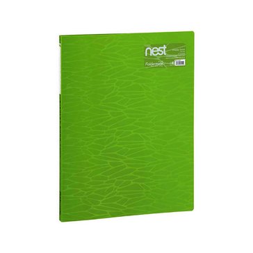 Kniha katalogová FolderMate Nest A4, 20 kapes, Olivově zelená