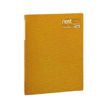 Kniha katalogová FolderMate Nest A4, 20 kapes, Zlatožlutá