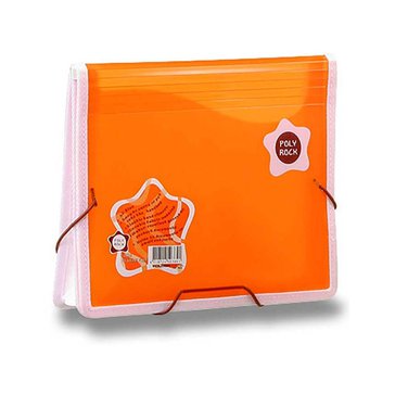 Desky na dokumenty FolderMate Poly Rock A5, Oranžové