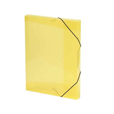 Box na dokumenty s gumou A4, Žlutý