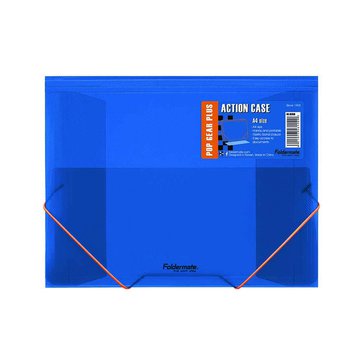 Desky spisové s gumou FolderMate Pop Gear Plus A4, 3 chlopně, Modré