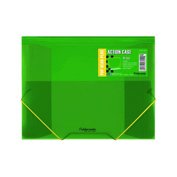 Desky spisové s gumou FolderMate Pop Gear Plus A4, 3 chlopně, Zelené
