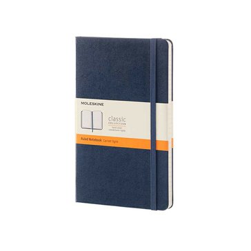 Zápisník Moleskine L linka, tvrdé desky, Modrý