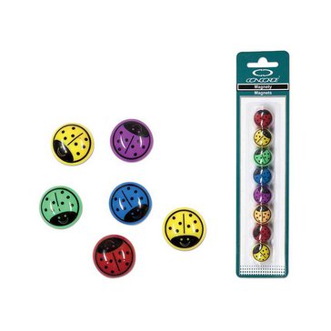Magnet kulatý Concorde 20 mm, 8 ks, Mix barev