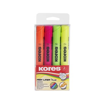 Zvýrazňovač Kores 0,5 - 5 mm, 4 ks