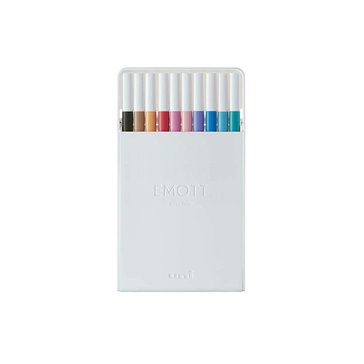Linery Uni Emott Fine Line 0,4 mm, 10 ks, Mix barev