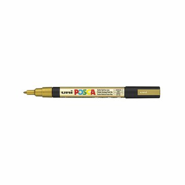 Popisovač akrylový POSCA PC-3M, hrot 0,9 - 1,3 mm, Zlatý