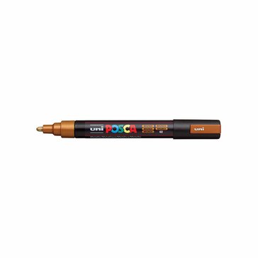 Popisovač akrylový POSCA PC-5M, hrot 2,5 mm, Bronzový