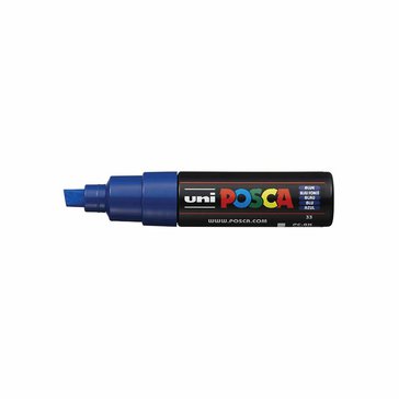 Popisovač akrylový POSCA PC-8K, hrot 8 mm, Modrý