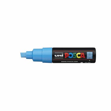 Popisovač akrylový POSCA PC-8K, hrot 8 mm, Světle modrý