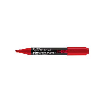 Popisovač permanentní Monami 121, 1,5 mm, Červený
