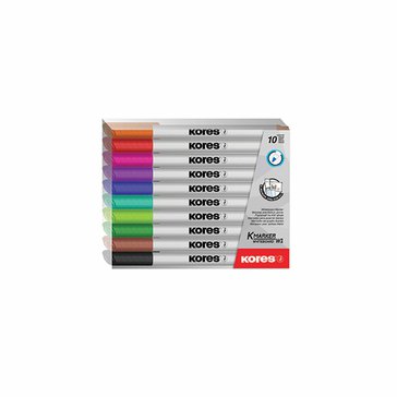 Popisovač na bílé tabule K-Marker tenký hrot, 10 ks