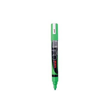 Popisovač křídový na sklo UNI Chalk Marker 1,8 - 2,5 mm, Neonový zelený