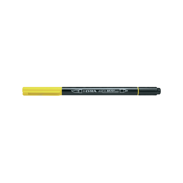 Popisovač štětcový oboustranný Lyra Aqua Brush Duo, Cadmium yellow lemon