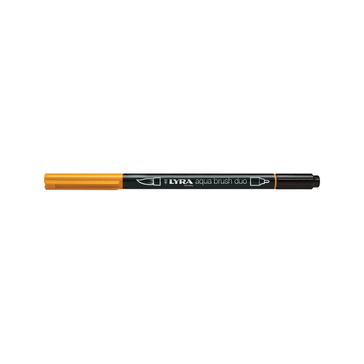 Popisovač štětcový oboustranný Lyra Aqua Brush Duo, Raw Sienna