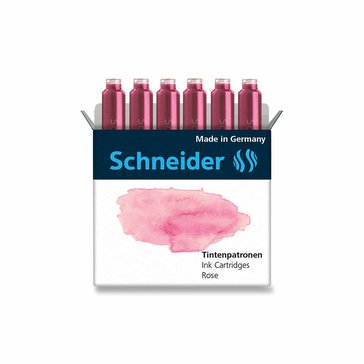 Bombičky inkoustové Schneider 6 ks, Růžové