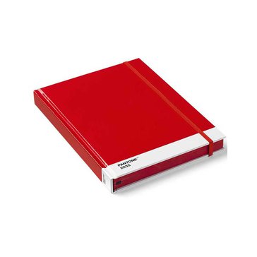 Kniha záznamní Pantone L čistá, 150 listů, Červená