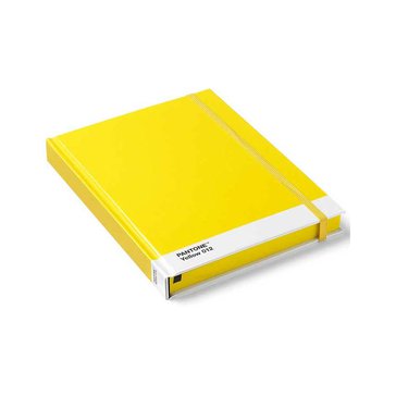 Kniha záznamní Pantone L čistá, 150 listů, Žlutá