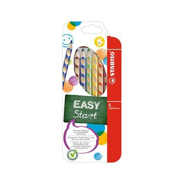 Pastelky STABILO EASYcolors pro leváky, 6 ks