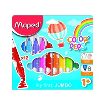 Fixy dětské Maped Color'Peps Jumbo, 12 barev