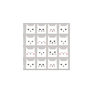 Ubrus na výtvarnou výchovu 65 x 50 cm, Kočky