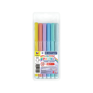 Fixy školní pastelové 7550, 6 ks