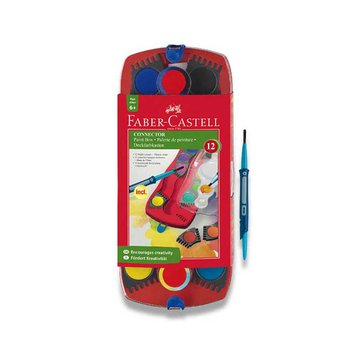 Barvy vodové Faber-Castell Connector 12 barev