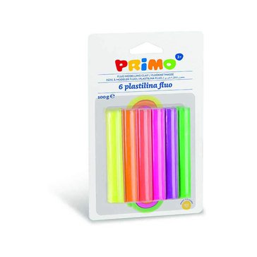 Hmota modelovací PRIMO FLUO 6 x17 g, Mix barev