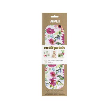 Papír na decoupage APLI Cut&Patch 30 x 50 cm, 3 ks, Květiny