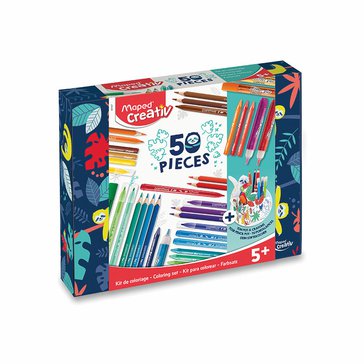 Kufřík výtvarný Maped Creativ, 50 ks