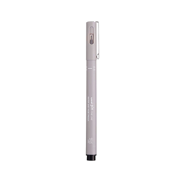 Popisovač technický vodostálý Uni-Ball PIN Fine Line 0,5 mm, Světle šedý