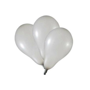Balónky 25 ks, Stříbrné
