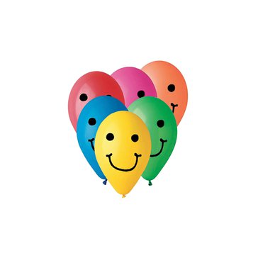 Balónky nafukovací 10 ks, Smile