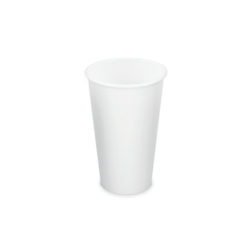Kelímky papírové XL 400 ml, 10 ks, Bílé