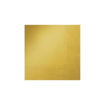 Ubrousky papírové 33 x 33 cm, Zlaté