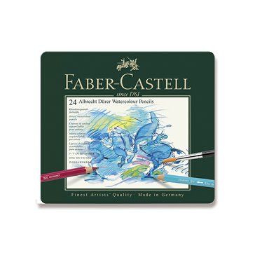 Pastelky umělecké akvarelové Faber-Castell Albrecht Dürer, 24 ks