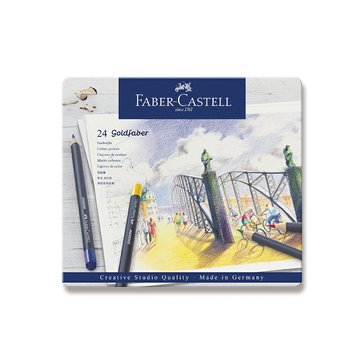 Pastelky umělecké Faber-Castell Goldfaber, 24 ks