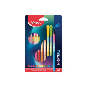 Fixy Maped Nightfall Teens, 12 ks