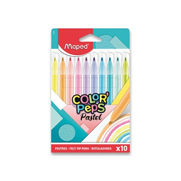 Fixy školní Maped Color´Peps Pastel, 10 ks
