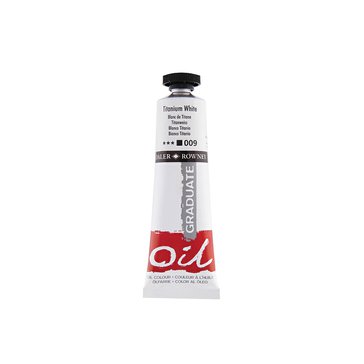 Barva olejová Daler Rowney Graduate Oil 38 ml, Bílá