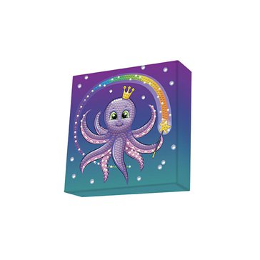 Malování diamantové Dotzies 15 x 15 cm, Chobotnice