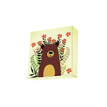 Malování diamantové Dotzies 15 x 15 cm, Medvídek
