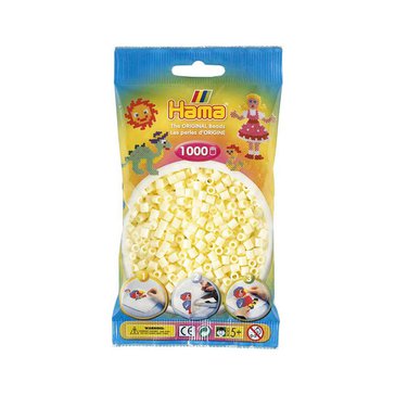 Korálky MIDI Hama 1 000 ks, Krémové