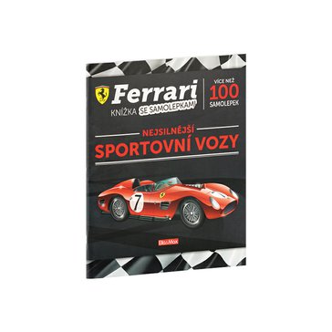 Sešit kreativní se samolepkami Ella&Max, Ferrari II.