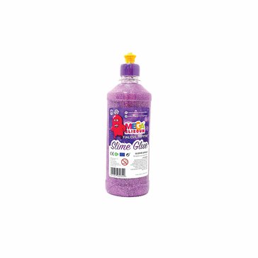 Lepidlo třpytivé PVA Megaslizoun 500 ml, Fialové