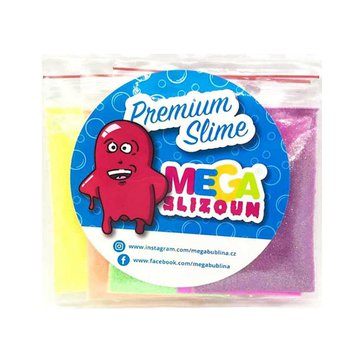 Prášek neonový do slizu Megaslizoun, 4 barvy