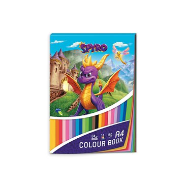 Papíry barevné 24 ks, 150 g, Spyro